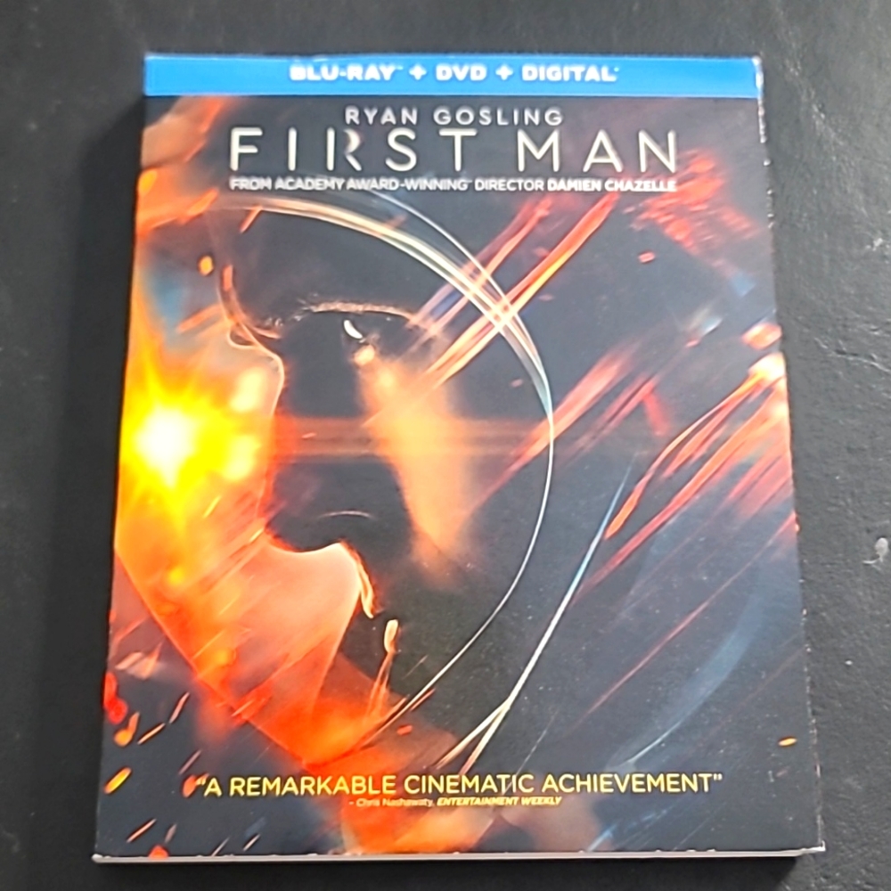 First Man Blu-ray and DVD